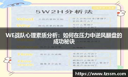 WE战队心理素质分析：如何在压力中逆风翻盘的成功秘诀